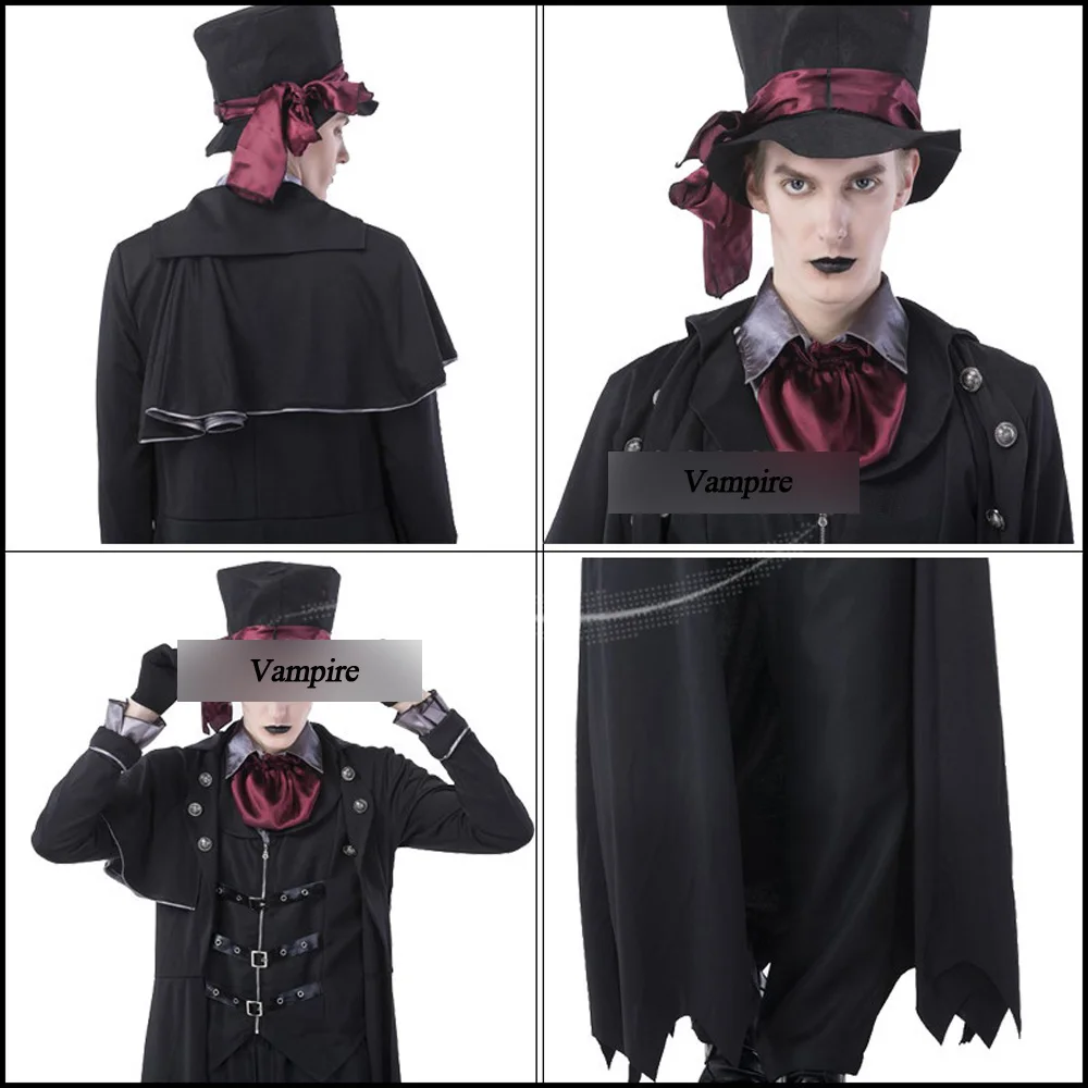 Костюмы для косплея на Хэллоуин VEVEFHUANG страшный костюм ведьмы вампира