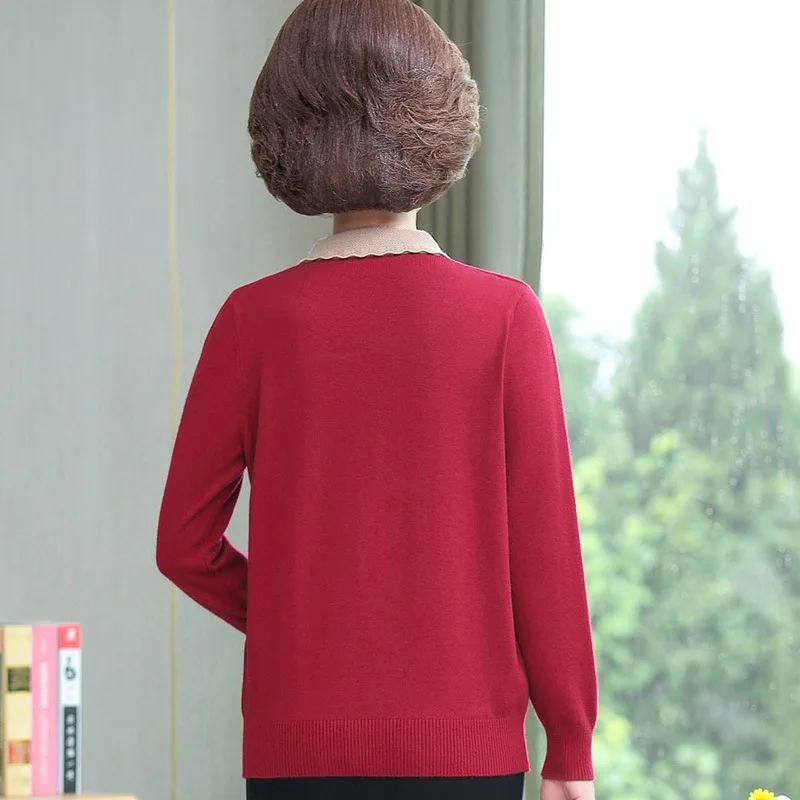 

2021 spring and autumn fashion new women's short sweater long-sleeved knitted bottoming shirt