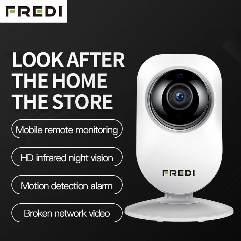 FREDI 720P Мини домашняя IP камера безопасности Беспроводная P2P Детский Монитор