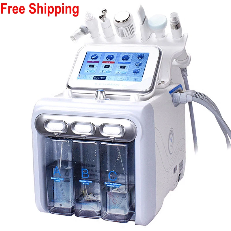 6 в 1 гидравлическая дермабразия уход за кожей косметический аппарат водородный