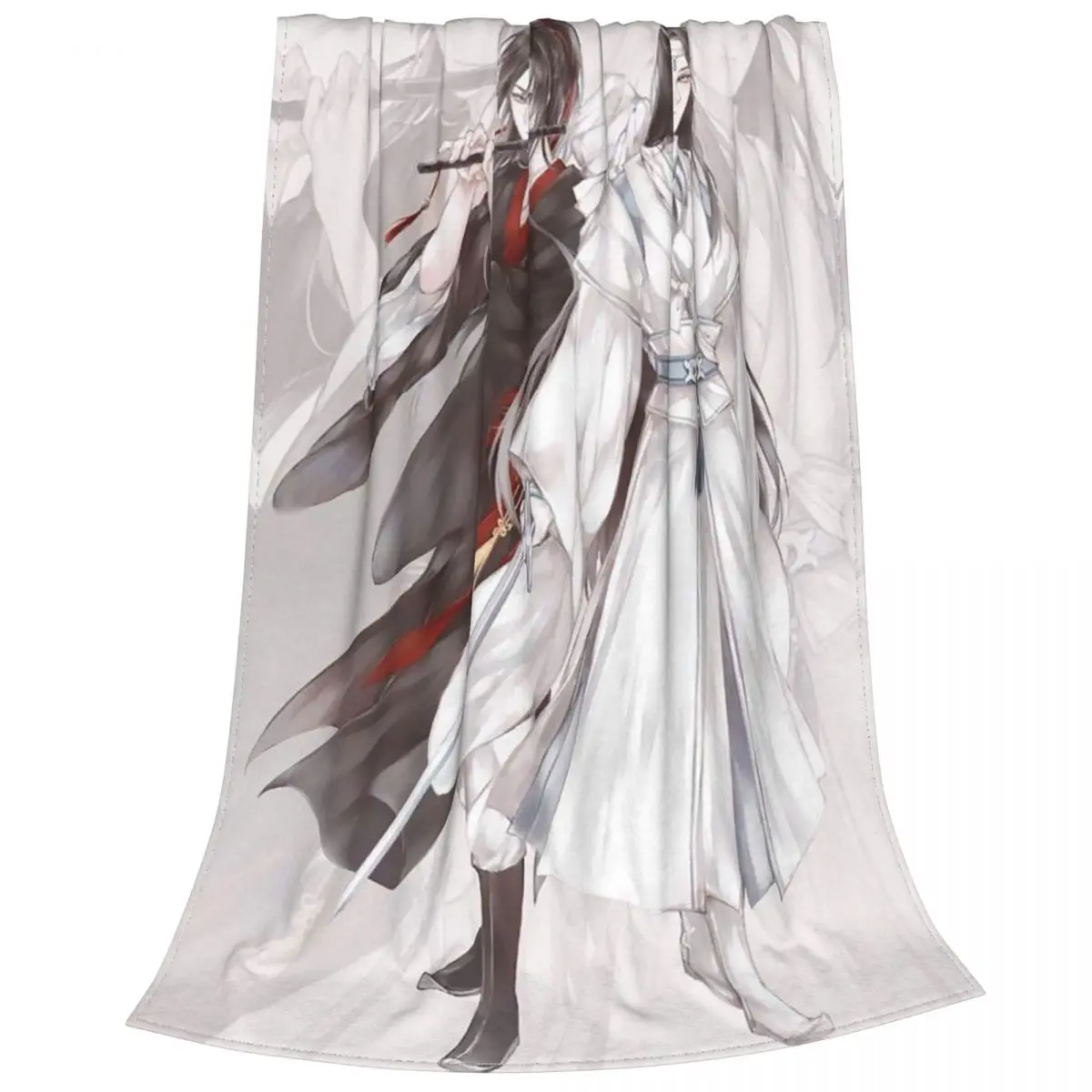 Lan Zhan Wei Wuxian одеяло s Grandmaster of Demonic культивирование неподнятое шерстяное смешное