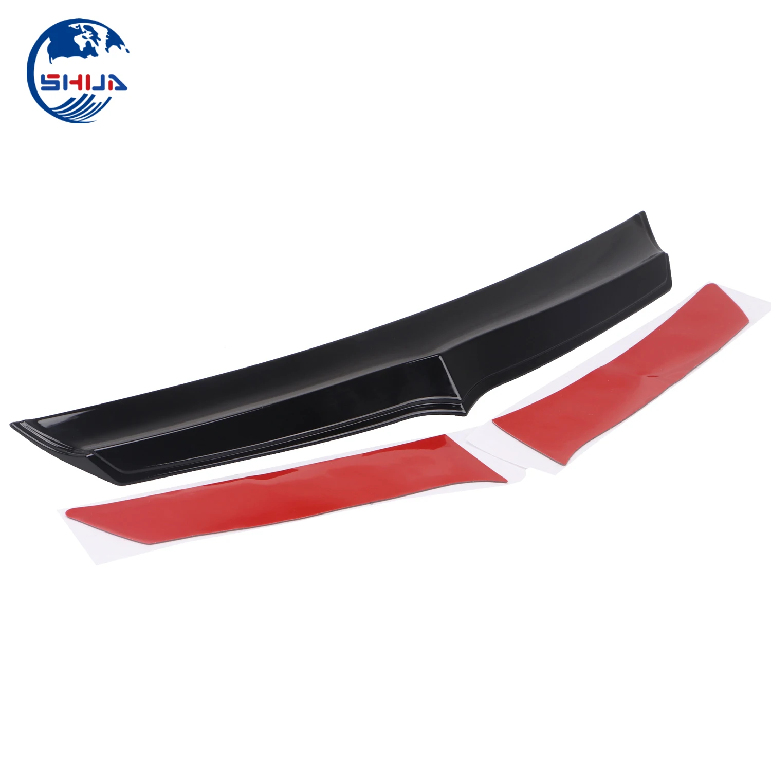 Черная передняя обтекатель для мотоцикла с вентиляционным отверстием и отделкой