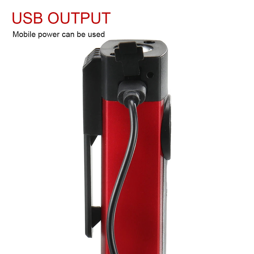 4 режима COB светодиодный USB Перезаряжаемый Фонарик Супер яркий фонарик со