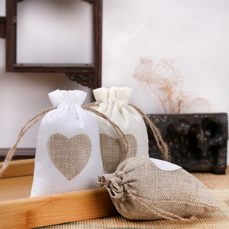 

ANGIETPYE Drawstring Pouch Bag New Linen Samll Gift Bag Fashion Design Drawstring Bag Jewelry Bag Gift Packing Bags Samll Bags