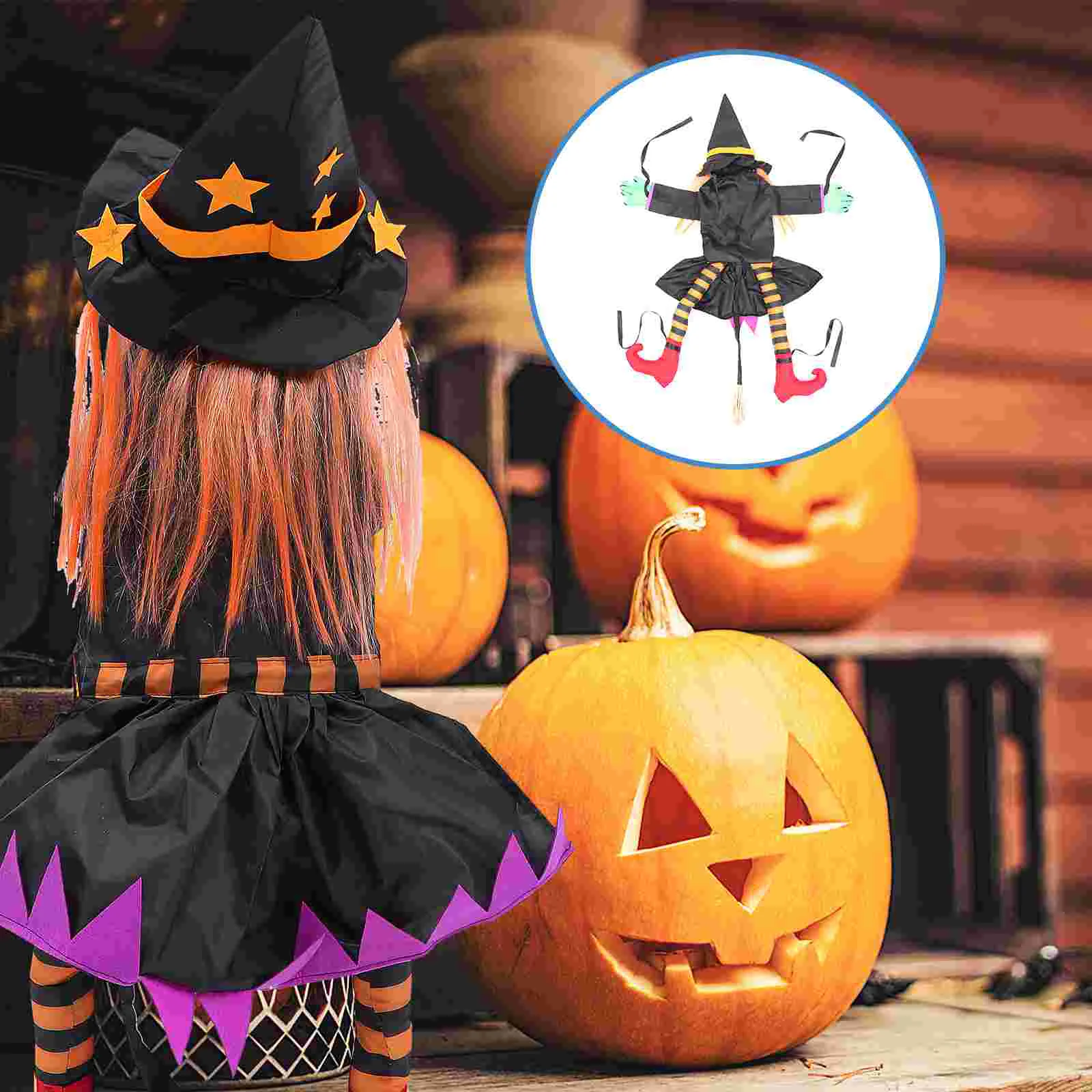 

Witch Doll Creative Garden Home Outdoor Decoration