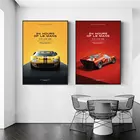 Картина для Le Mans FORD GT40 MKII-A, гоночная машина, домашний декор, Настенная картина для гостиной