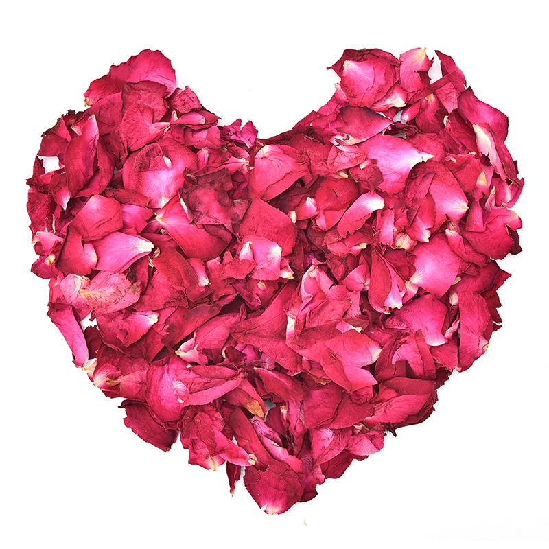 50 г 100% натуральные Свадебные лепестки роз популярные украшения для свадьбы и