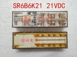 

1PCS 21V relay SR6B6K21 21VDC SR6B6K21-21VDC 21V 21VDC DC21V 5A 250VAC 6A 24V 14PIN
