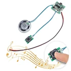 Звуковой голосовой модуль Запись музыки Изменяемая громкость 8 м с регулировкой литиевой батареи зарядное устройство сменная схема