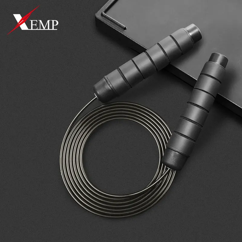 Скакалка со стальными шариковыми подшипниками без спутывания быстрый