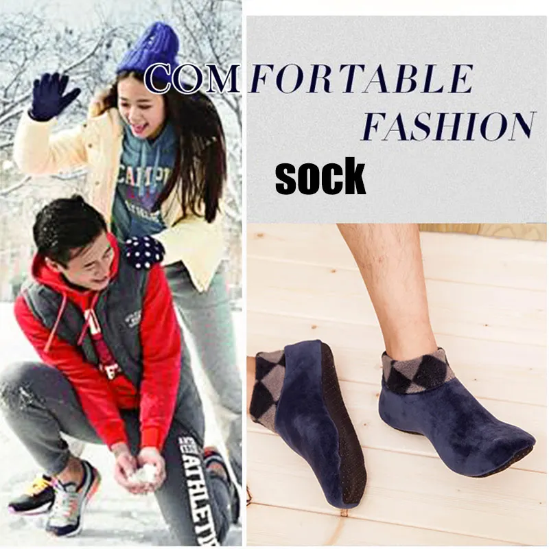 

Men Women Thicken Winter Warm Socks Non Slip Indoor Floor Soft Casual Slipper Hosiery women's warm socks Dropshipping