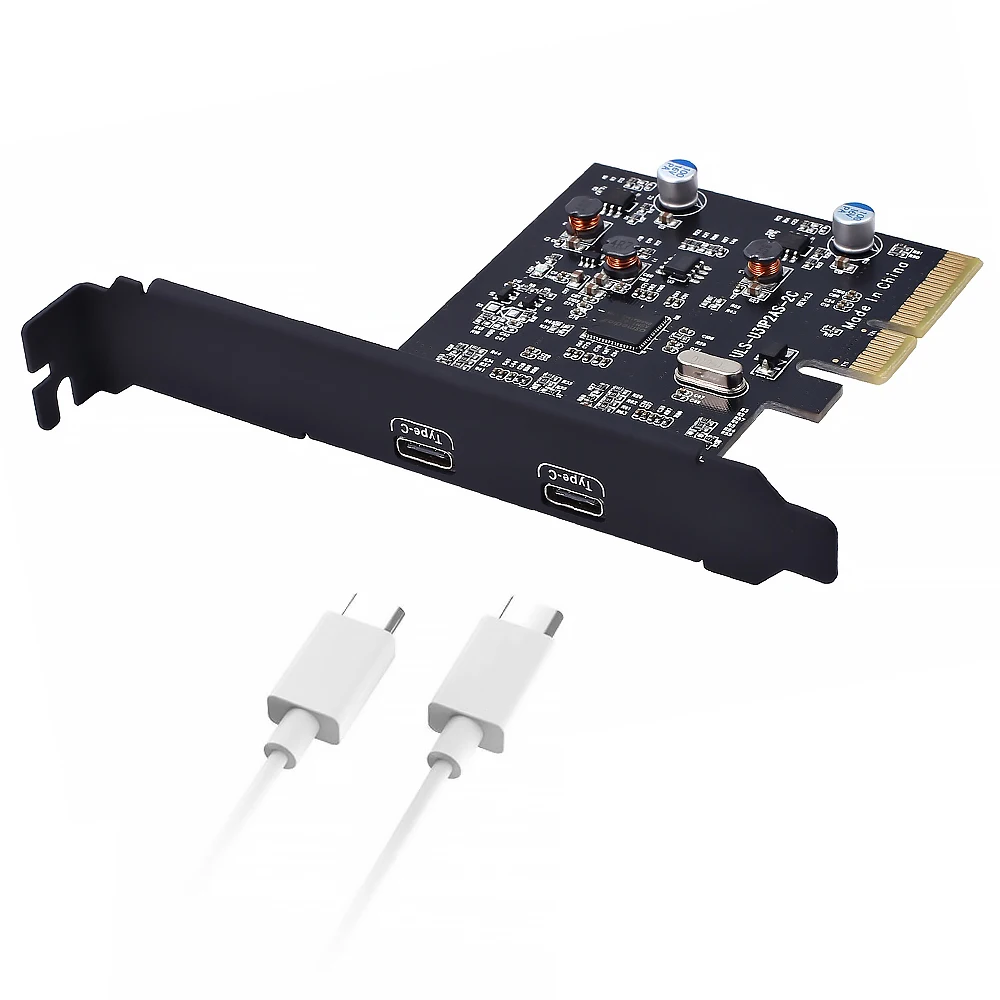 плата расширения pci e express 4 к usb 31 gen 2 10 гб