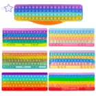 Новые игрушки Popite с нажимом Bubble Fidget, клавиатура для детей, игрушка для снятия стресса, антистресс, мягкая игрушка для детей, подарки