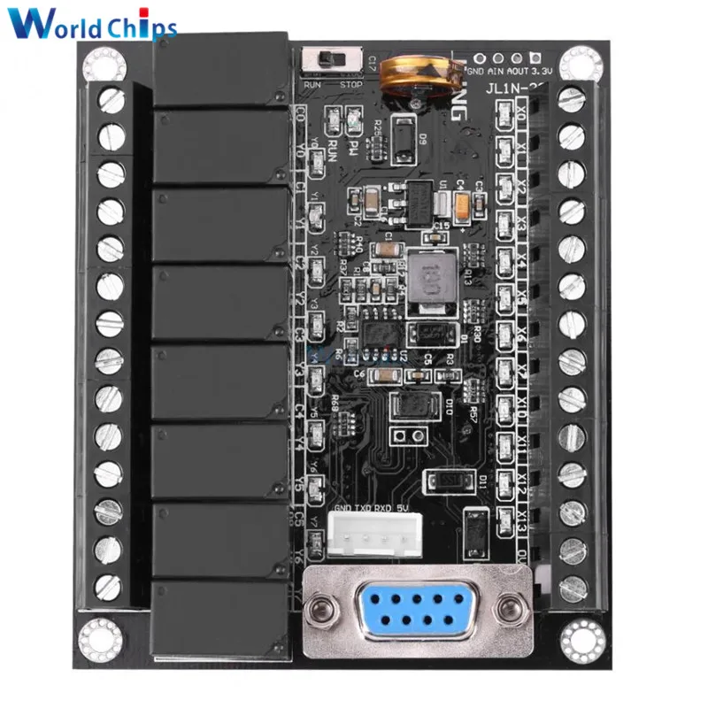 PLC программируемый контроллер DC 24V регулятор ПЛК FX1N-20MR промышленная плата