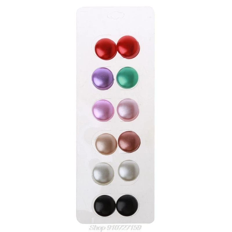 

Pack of 12 Muslim Multi-Use Rhinestone Magnetic Scarf Brooch Round Hijab Pins Kit Magnetic Safety Pins D15 20 Dropshipping