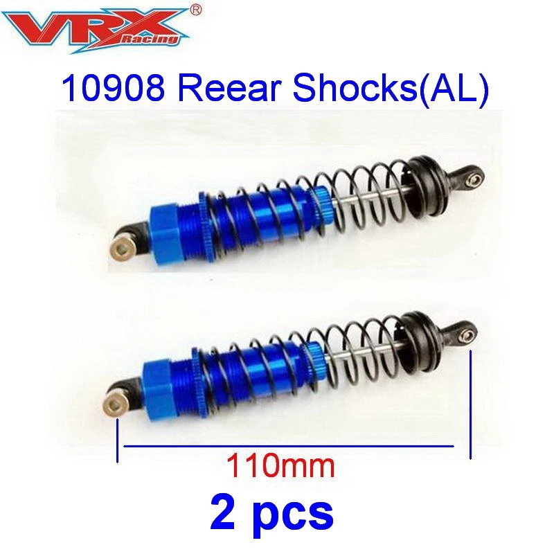 10908 Rear Shock Absorber Aluminum alloy for VRX Racing 1/10 scale 4WD rc car Upgrade parts, remote contol Toys car accessories