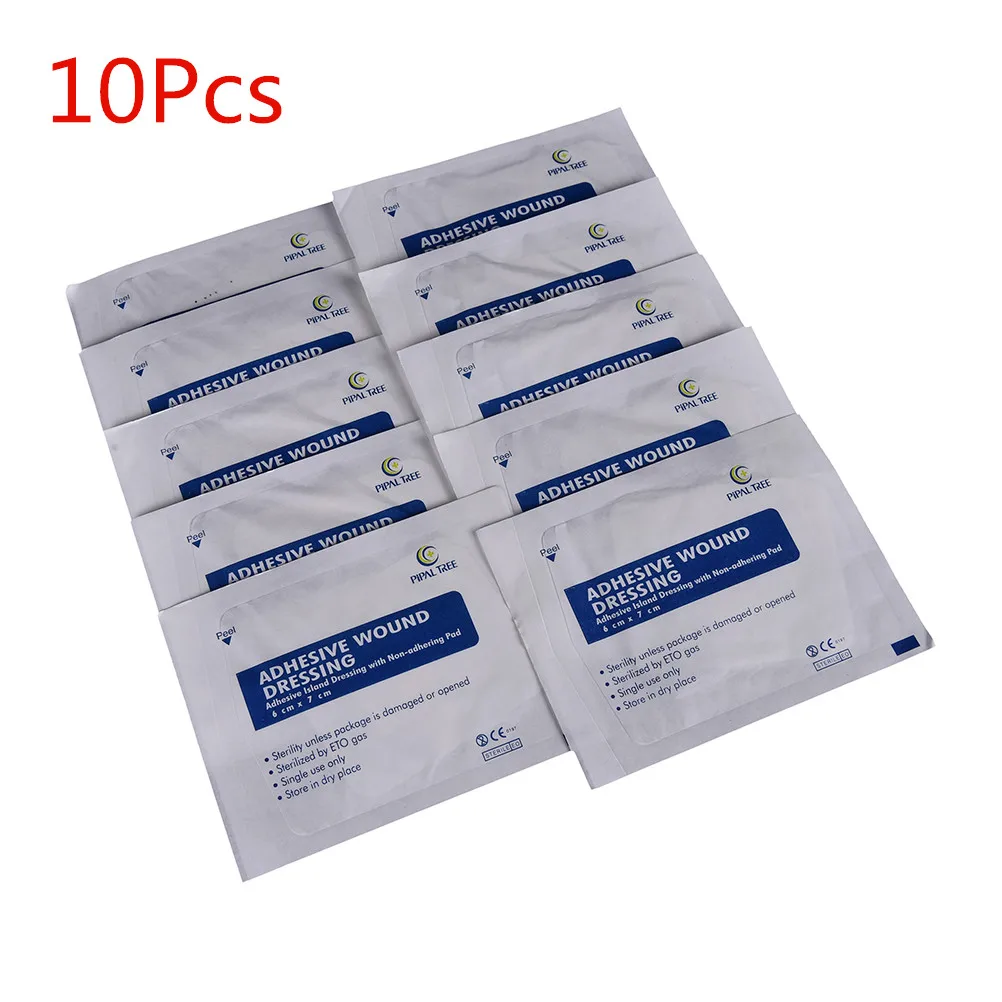 10 шт. повязка для первой помощи большой размер гипоаллергенный нетканый