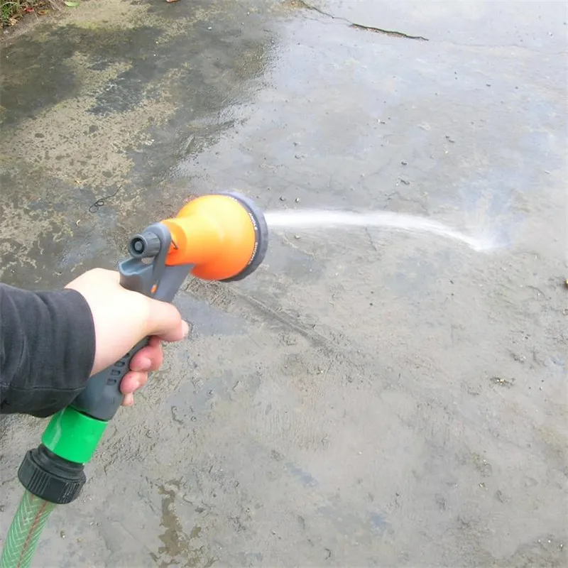 8 Узор садовый водяной пистолет шланг Насадка многофункциональная Автомойка