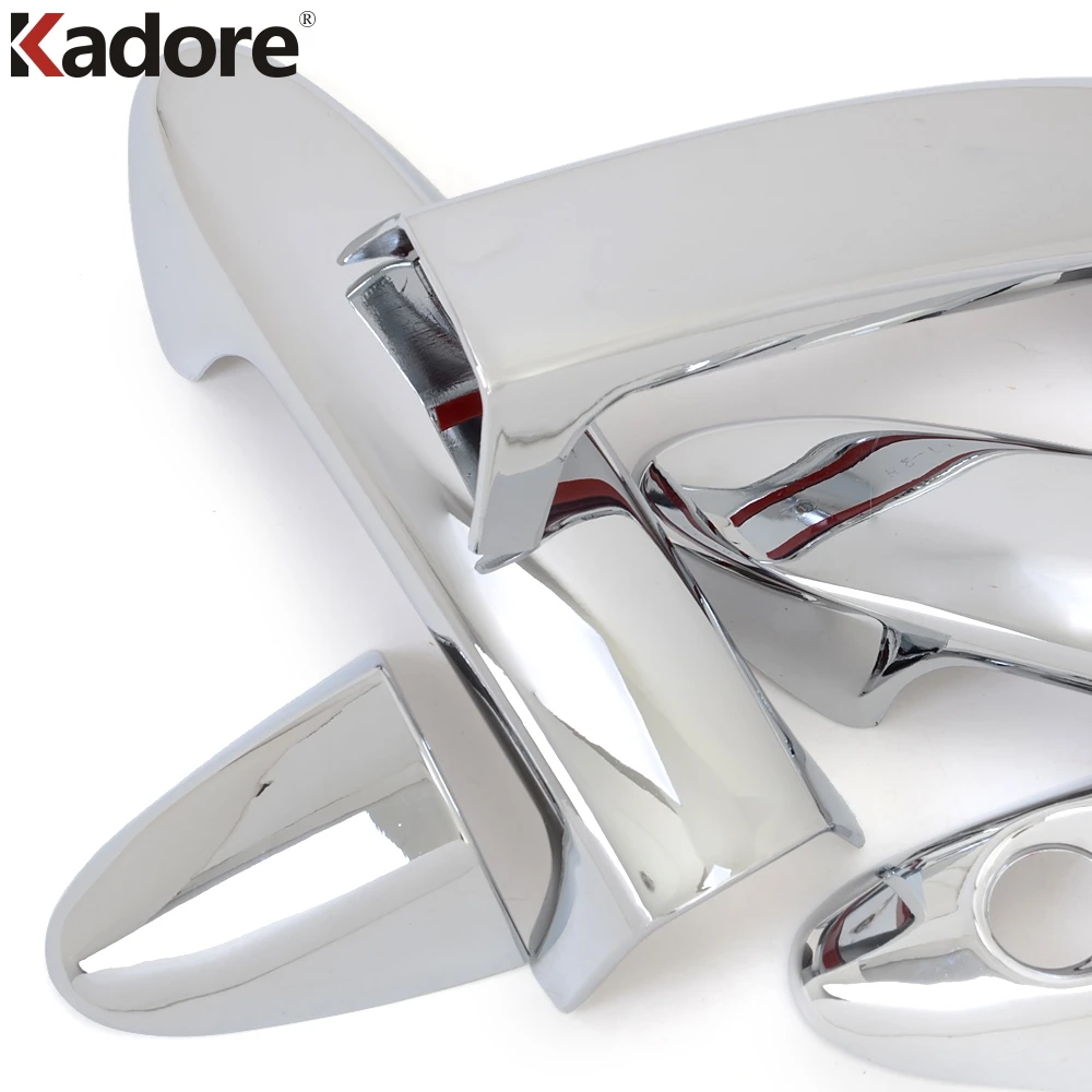 Для форд фиеста 2009 2010 2011 ABS Chrome Боковая дверь ручки крышки Накладка автомобиля