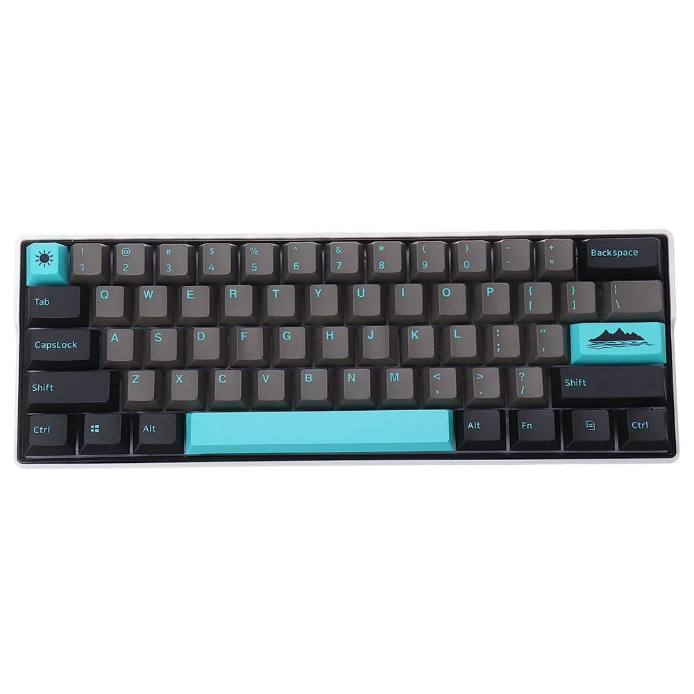 109 ключей графитовый синий Keycap набор OEM профиль PBT Keycaps для RK 61/68/87/104/108 клавиш