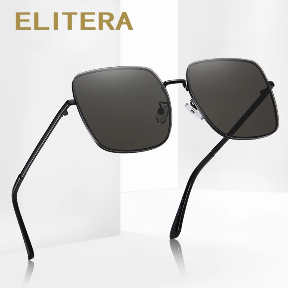 

Модные квадратные солнцезащитные очки ELITERA, женские винтажные металлические солнцезащитные очки, зеркальные ретро-очки для покупок, роскош...