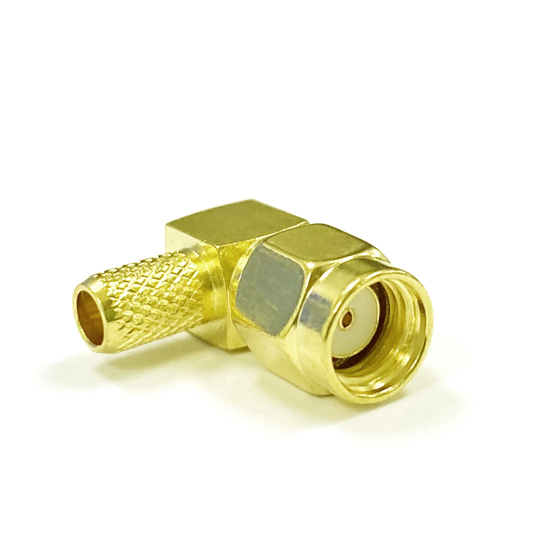 1 шт. обратный RP SMA правый угол штекер RF разъем обжимной для LMR195 RG58 оптовая