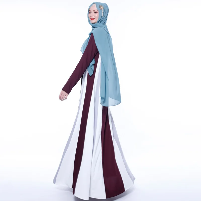 Мусульманское свободное Макси элегантное платье Abaya высокого качества в стиле