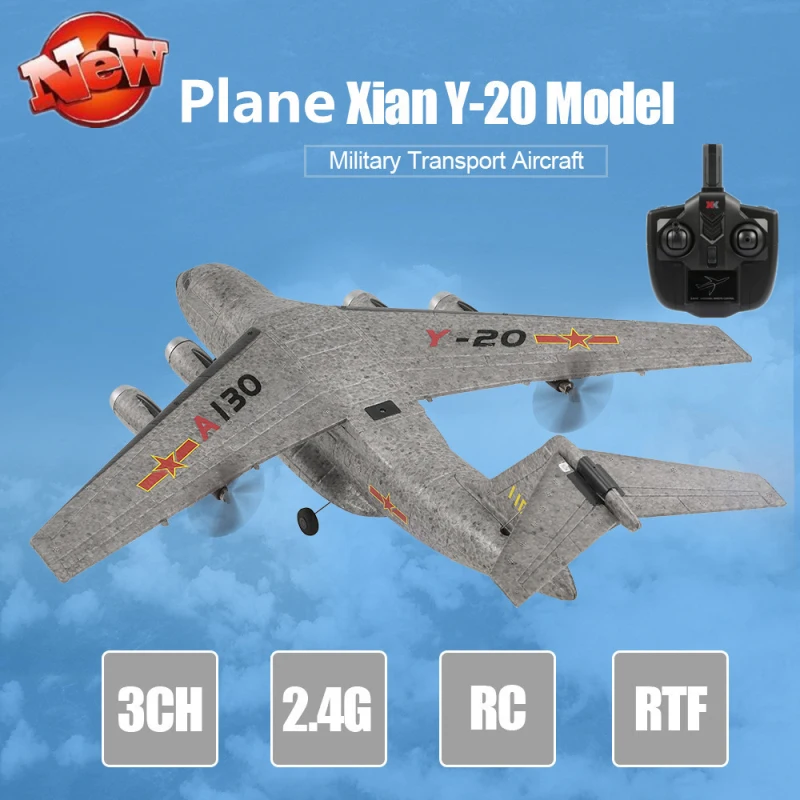 Имитация электрической модели самолета для транспортировки 2 4G 3CH 300M Двойной
