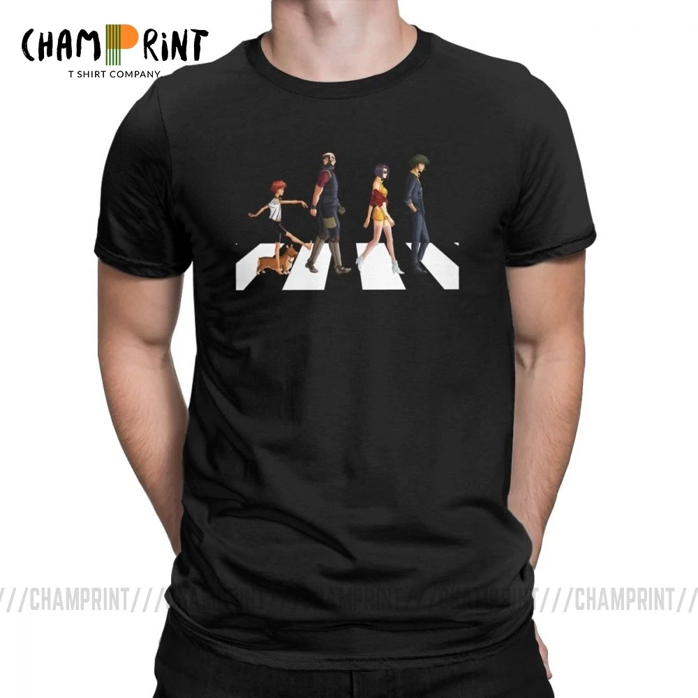 

Men T Shirts Cowboy Bebop Novelty Short Sleeve Cowboy Bebop Come Together Tee Shirt Crewneck Clothing Cotton 4X 5X 6X T-Shirts