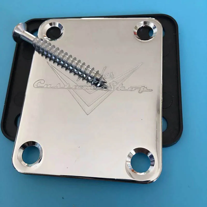 Custom Shop хром F шеи Пластина для ST TL электрогитары и бас музыкальный инструмент Аксессуары