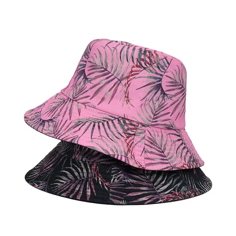

2021 Cotton Fashion Joker Print Bucket Hat Fisherman Hat Outdoor Travel Hat Sun Cap Hats for Men and Women 375