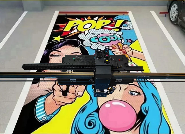 УФ широкоформатный принтер 3D-графика акриловое стекло керамическая пластина ПВХ
