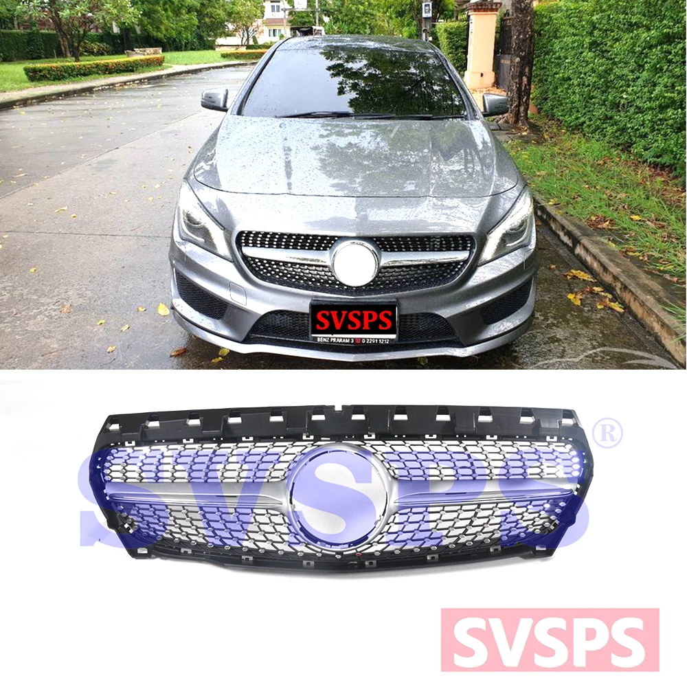 Высококачественная решетка гриль со стразами star ABS для Mercedes Benz CLA Class W117 AMG CLA260 250 220