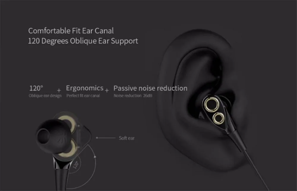 Наушники-вкладыши HiFi, UiiSii T8S тройные наушники для водителей шумоподавление и глубокий бас с микрофоном Регулятор громкости для смартфонов