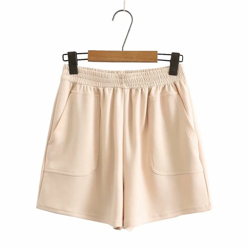 

Casual Shorts Women Summer Elastic Waist Short Pants Loose Soft Cotton Femme Street 4XL Plus Size Breathable Baggy Shorts