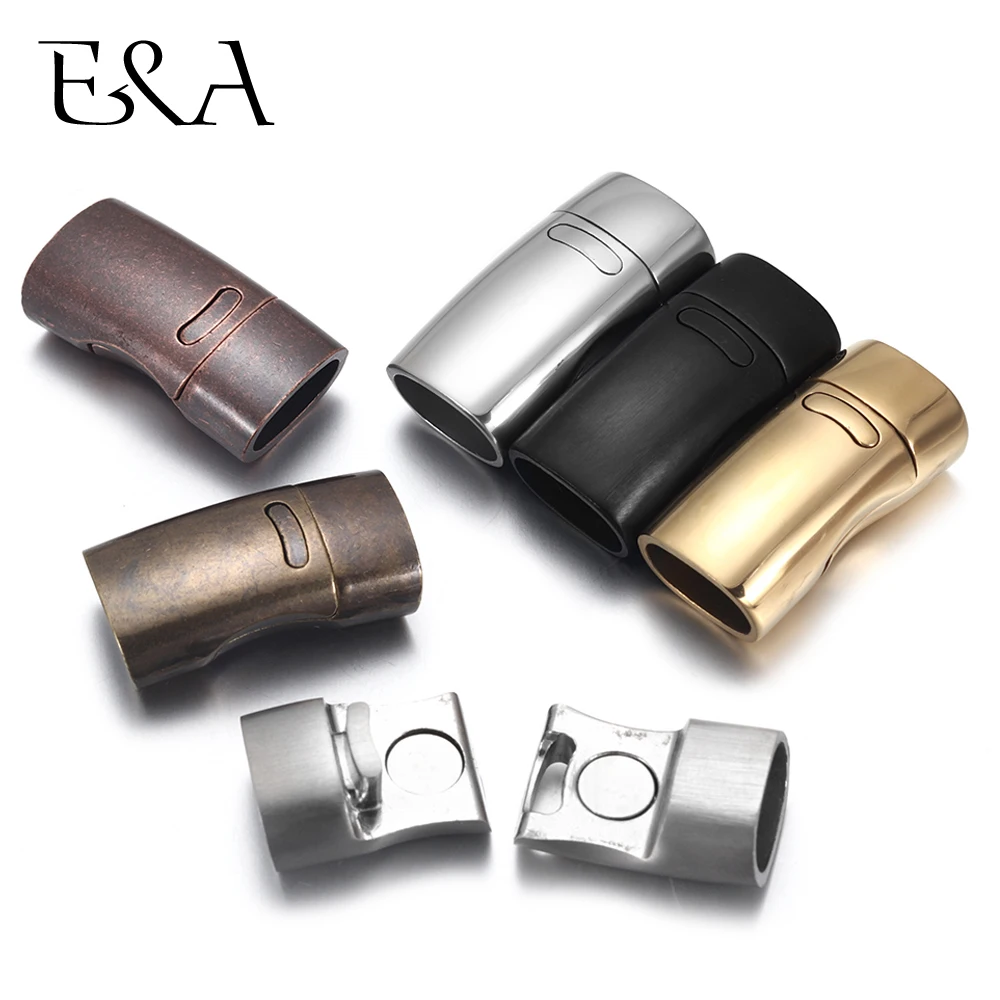 Магнитная застежка из нержавеющей стали для кожаного шнура магнитная кружевная