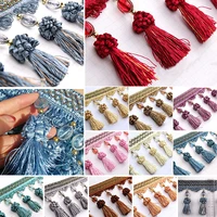 1m pom pom curtain fringe trim beads ball tassel sewing ribbon upholstery fabric