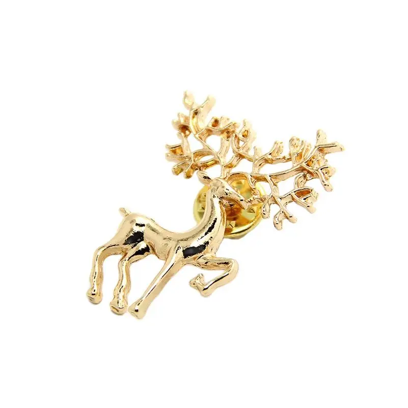 

Classic Trendy Elk Brooch Metal Sika Deer Buckle Brooches For Women Jewelry Accessories Xmas Christmas Gifts