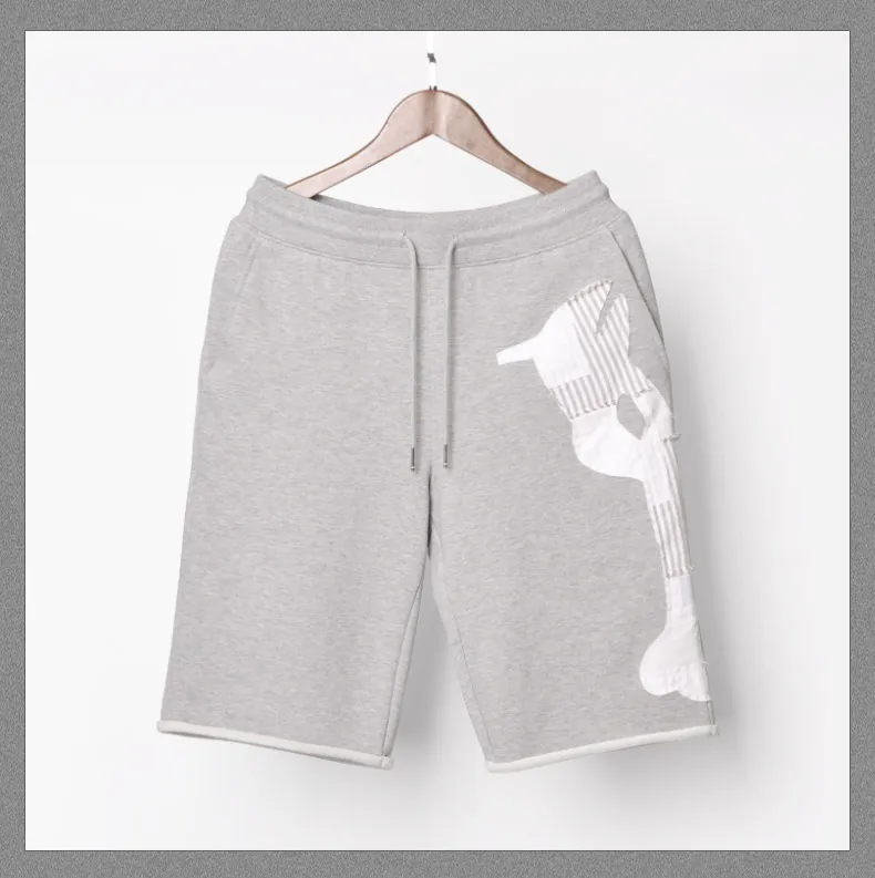 

Fashion TB 2021 Brand Casual Shorts Men Summer Patchwork Sports Trousers Personality Hip Hop Loose Jogger Track Shorts