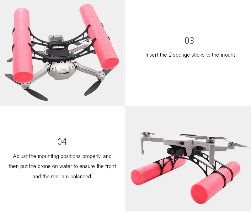 Комплект для DJI Mavic Mini поплавок посадки Аксессуары тренировок посадка на