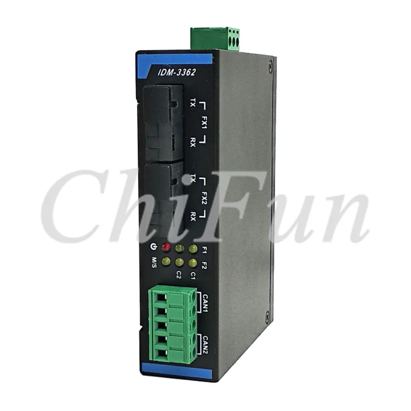 IDM-3362-SC промышленный самозаживляющий кольцевой сетевой Оптический Терминал CAN BUS
