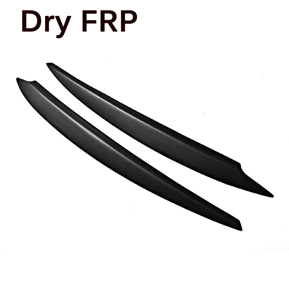 Сухое углеродное волокно/FRP фары веки Налобные лампы брови отделка наклейка для VW