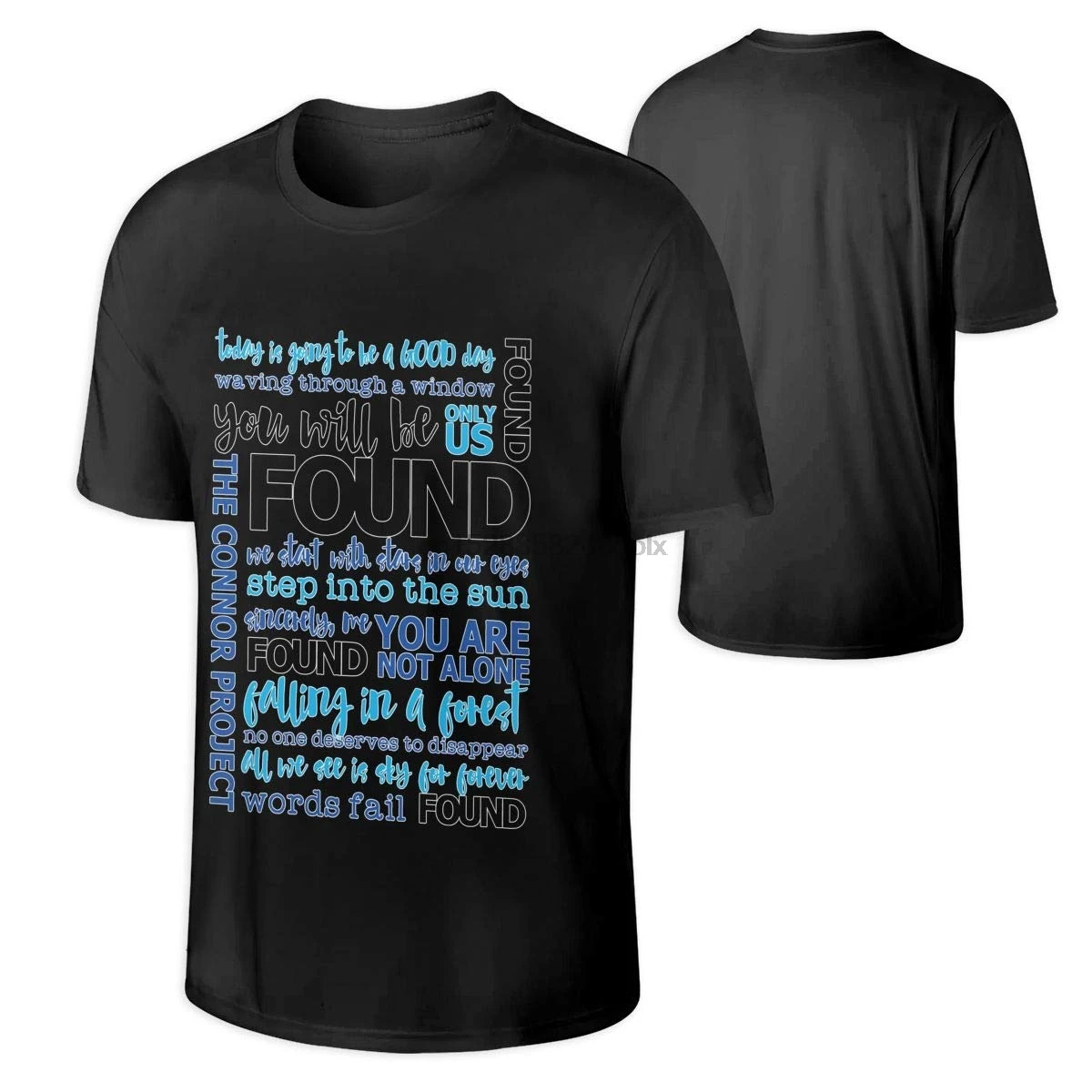 Мужская футболка Dear Evan Hansen Funny Tee черная| |