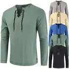 Мужская рубашка с вышивкой в стиле древней славянской эпохи средневековой эпохи, костюм для косплея # Hot 2021