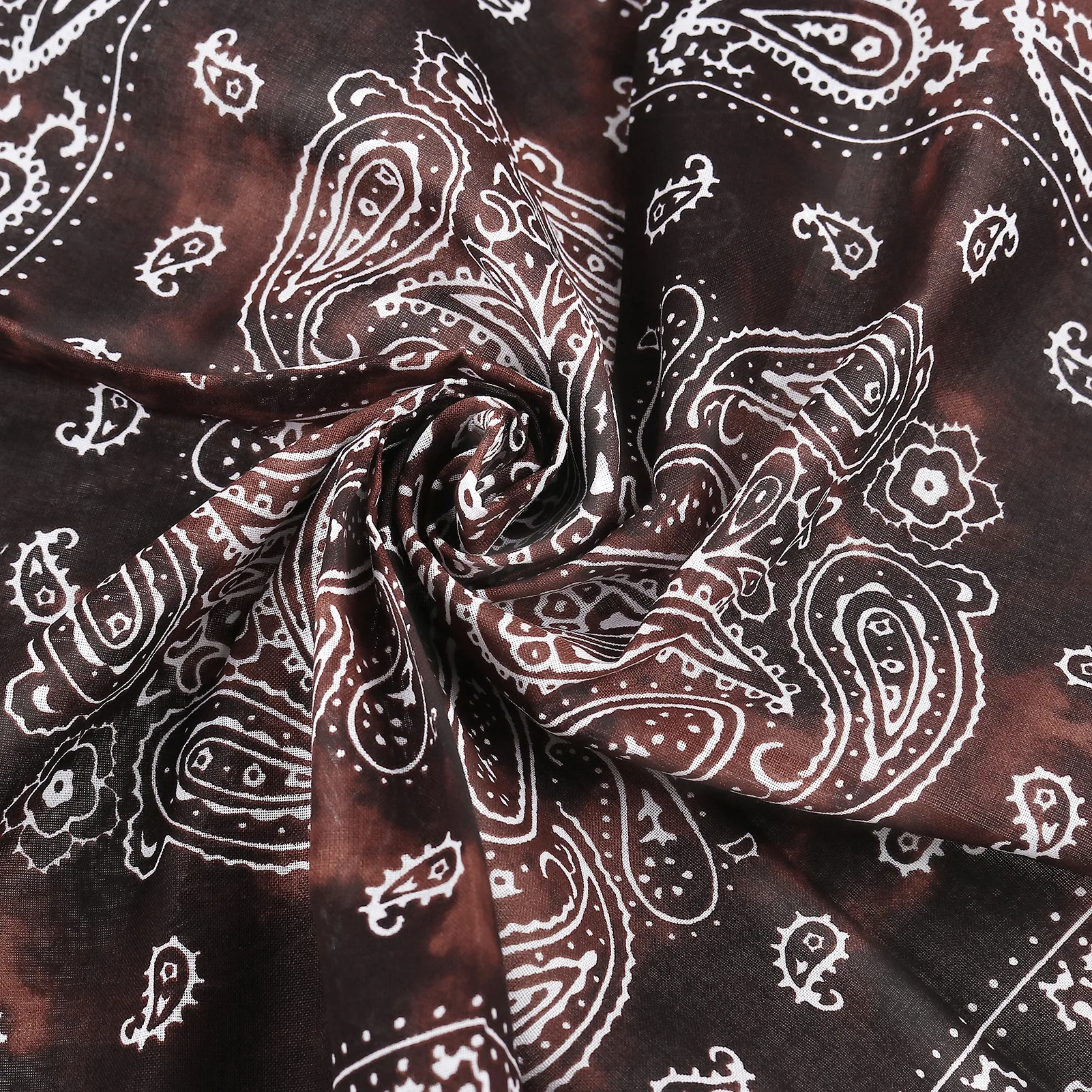 

6 PCs Mixed Color Paisley Multifunctional Square Scarf Outdoor Hip Pop Dancing Accessories 55x55cm