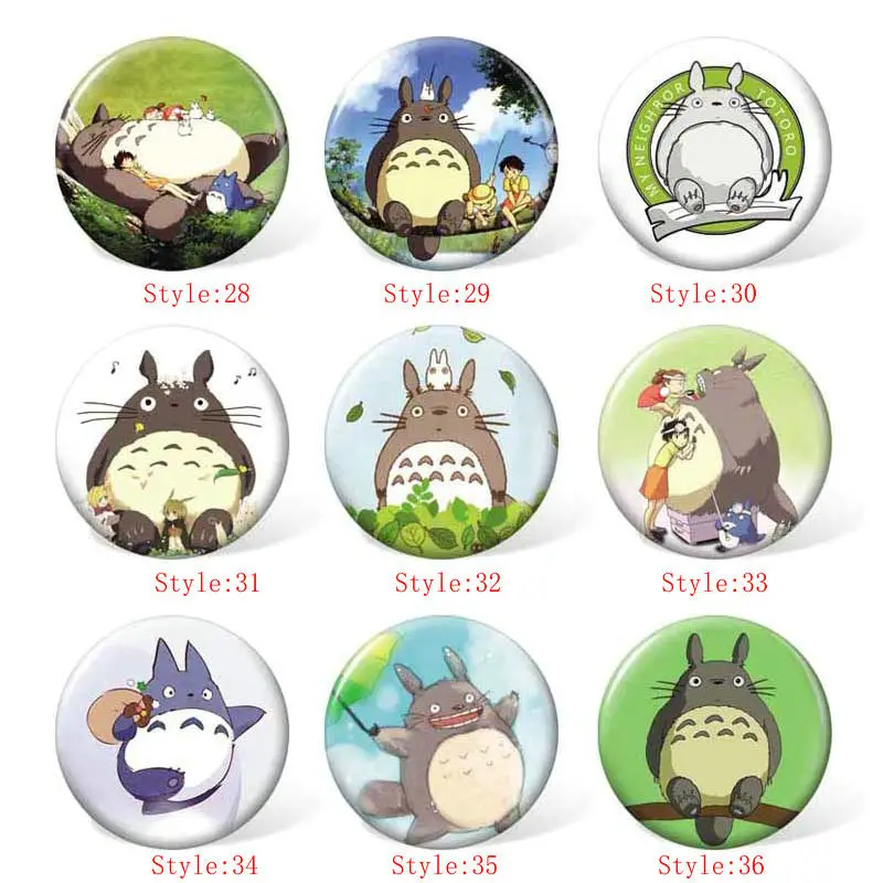 58 мм Мой сосед Тоторо Аниме значок косплея Мультяшные Броши коллекция булавок