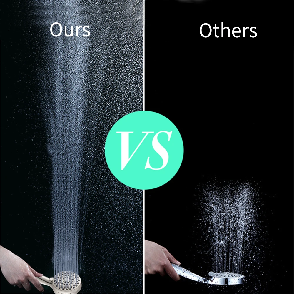 Высокая Давление Насадки для душа с 3 степенями свободы делитель водного потока