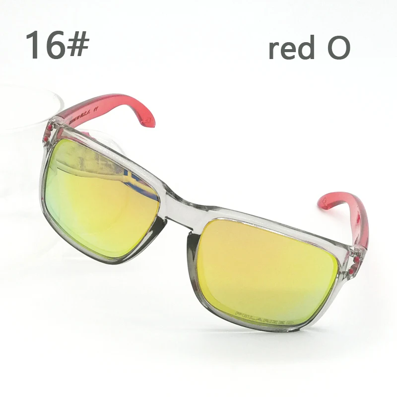 holk-clear-redgray Holbrookee O, брендовые поляризационные очки TR90, uv400, дизайнерские солнцезащитные очки, модные для мужчин, для улицы, очки 9102, Gafas De Sol - Цвет линз: holk-clear-redgray