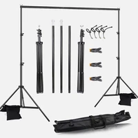 background stand photography green screen backdrops stand chroma key support system frame for photo studio with bag 2 x 3m2 6x3
