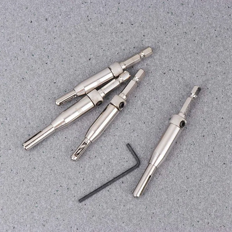 

Woodworking Metal Hole Saw Woodworking Automatic Centering Drill Bit Hinge Set Tool Hole Alignment Drill Bit
